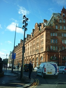Blue sky in Edinburgh 