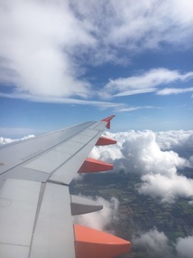 Finally in the air