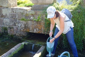 Collecting miraculous water