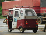 the first of many moto taxis that I'll see in Peru