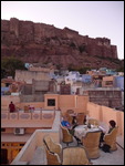 One of the Terraces at the Haveli