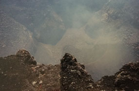 Looking into the bowels of Volcan Masaya ...