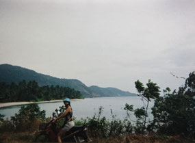 We rented a motorcycle on Koh Chang