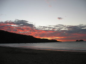 Sunset at Playa Hermosa