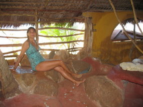 02 - Ellen Relaxing in Our Gnome Home