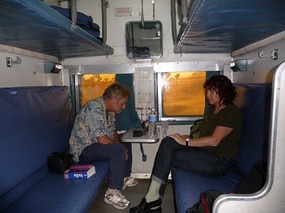 Our 2nd class sleeper car on the way to Jodhpur