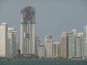 Leaving Cartagena...