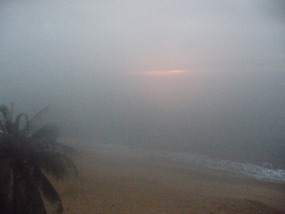From our balcony in Quy Nhon at 5:45 a.m.
