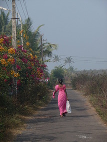The Flowery Road to Benaulim Beach