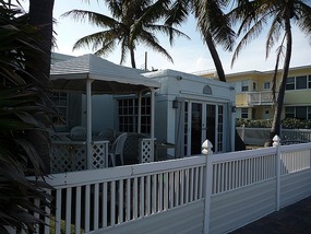 A Typical 50's Style Hollywood Beach Architecture