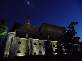 An eerie Transylvanian church