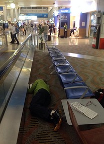 Cutting a few Zs at Dubai International