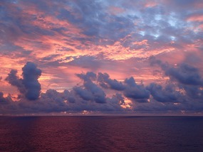 Just before sunrise