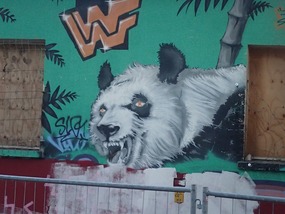 Panda/werewolf cross. Berlin's not there yet