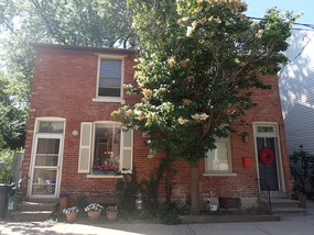 Our semi-detached dwelling in Toronto. We had 9 ..