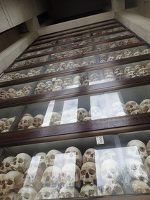 5,000 skulls at the killing fields