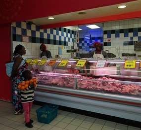 The butchers wanted their photo taken too