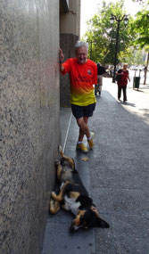 A dog who does not say ‘No’ to drugs