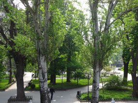 View from our window in Odessa