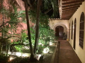 Only our suite sits adjacent the garden courtyard