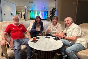The team: Jánošík, Elenka, Brenda & John