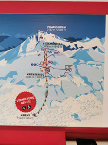 The route to Mount Pilatus