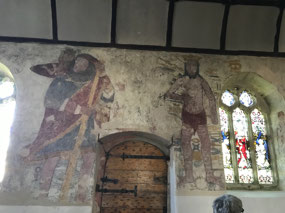 Ancient Paintings on the Breage Church Wall