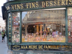The first shop in a Paris.