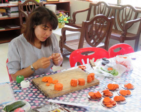 The teachers prepare for Friday's activities