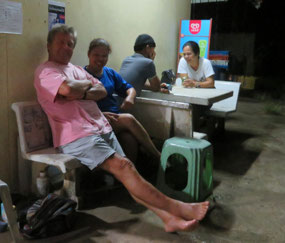 David with his minimart lady friend