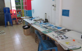 Working on my own in the office