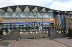 The modern grandstand at Royal Ascot