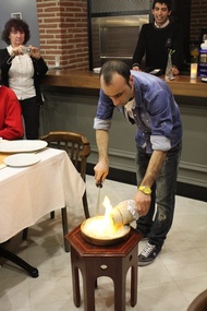 Heating the pot