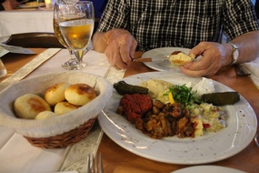 Meze plate at Spectra Restaurant