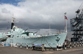 HMS Cavalier, used in a Midwife episode