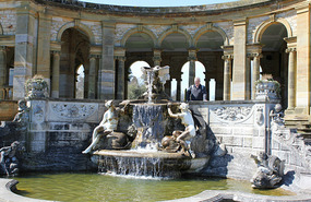 Bob at the Italian loggia