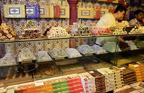 Turkish sweet shop - so much sugar