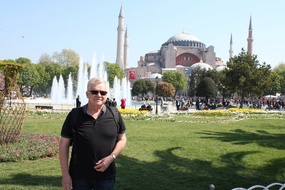 Bob near Aya Sofya