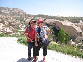 Climbing at Cavusin
