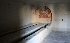 Refectory in old church