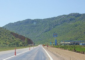 Mountains closer