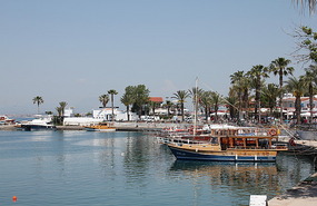 Boats in harbour