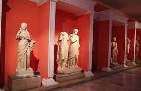 Figures of Mythology in Antalya museum