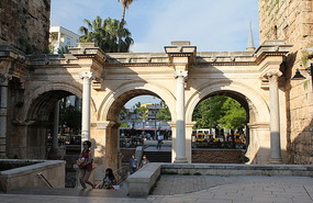 Kaleici side of Hadrian's Gate