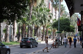 Main street near old town