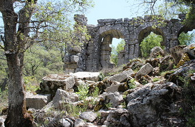 Remains of the baths