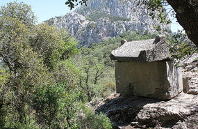 Sarcophagus on the way down
