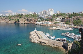 View of Antalya by the water