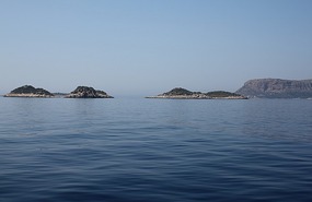 Lots of small Greek islands 