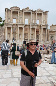 Bob near library